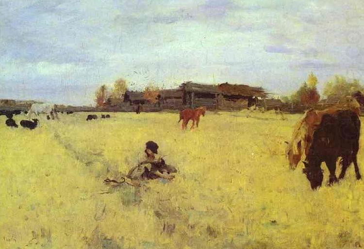 October Domotcanovo, Valentin Serov